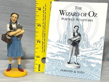 Figurina Mago di Oz "Dorothy e Toto" 1988 Franklin Mint MGM COA LIBRETTO