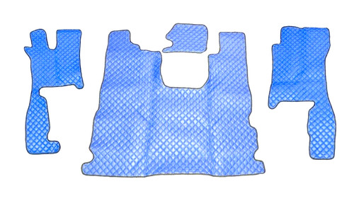 Tappetini ecopelle blu - tappetini,