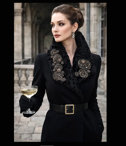 Collare couture gioiello