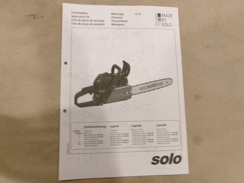 Lista ricambi motosega - , solo