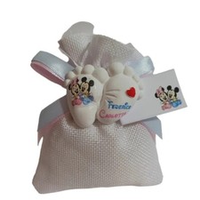 bomboniera nascita  piedini