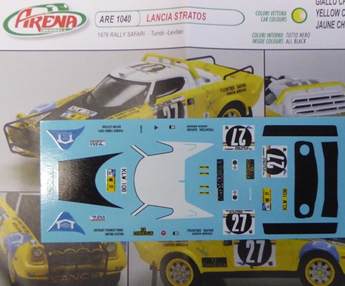 Decal lancia stratos - lancia, gr.4