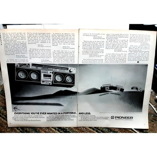 Pioneer 1982 stereo portatile