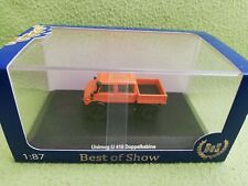 BoS 87316 Mercedes Unimog U416 DoKa arancione 1/87