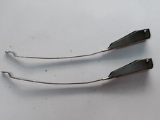 Coppia Bracci tergi vetro anteriori cromati per auto d'epoca per:Fiat 600 1 mk1