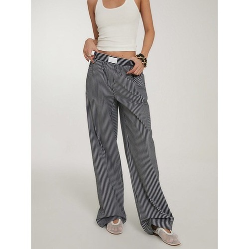 Pantaloni lounge righe gamba - lounge, a