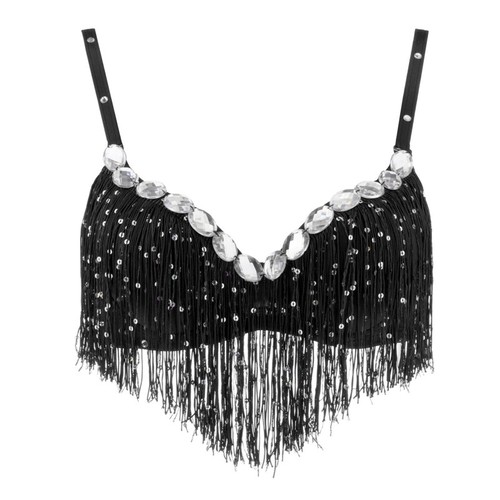 Donna nappa strass reggiseno - nappa,