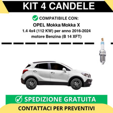 KIT 4 CANDELE per OPEL