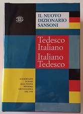 Il nuovo dizionario Sansoni Tedesco-Italiano/Italiano-Tedesco 4° ed. 1999