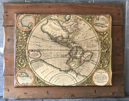 Mappa del vecchio mondo - del,
