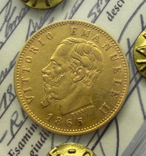 5 LIRE 1865 TORINO  BB/SPL