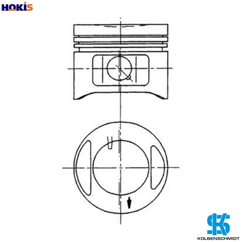 Pistone 94910700 std per - 1x,