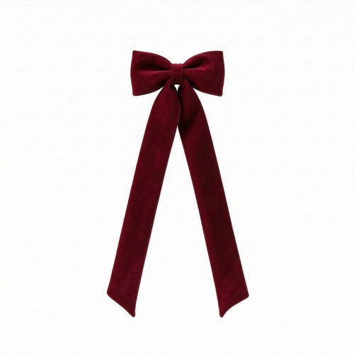 Fiocco velluto rosso - fiocco,