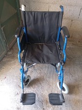 Sedia a rotelle pieghevole usata