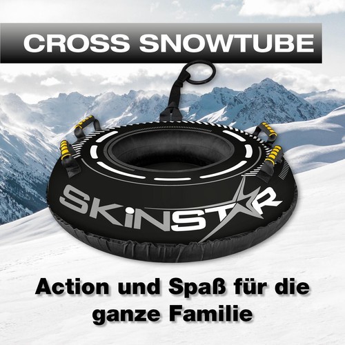 Skinstar cross snowtube nero - snowtube,