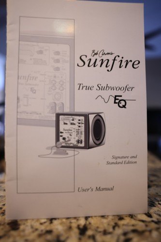 Carver sunfire true - sunfire,