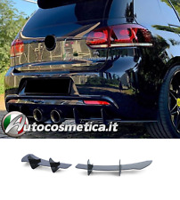 DIFFUSORE SOTTO PARAURTI POSTERIORE VW GOLF 6 VI 2008-2012 ABS NERO FLAPS R20*