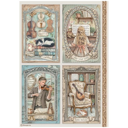 Carta riso symphony - 4, cards