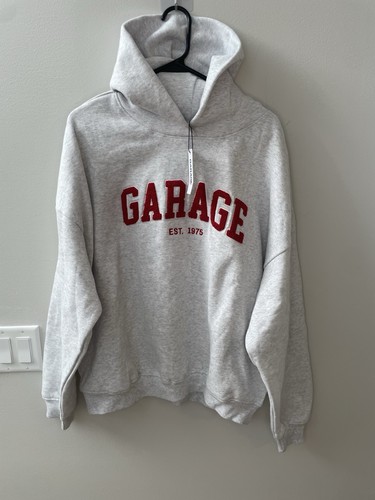 Felpa con cappuccio garage - felpa,