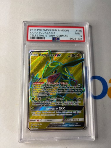Rayquaza 160 168 psa 9 - rayquaza,