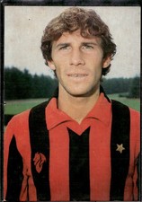 cartolina postcard Calcio Milan Franco Baresi