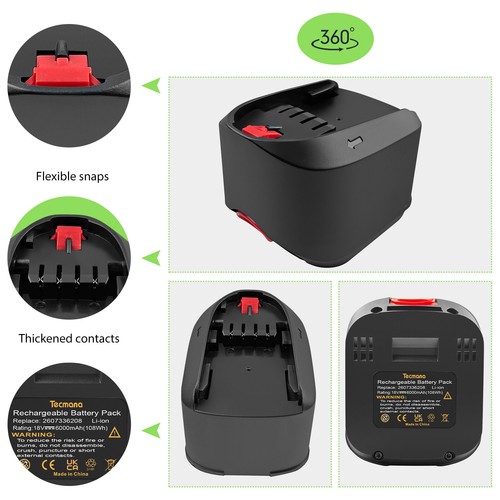 18v 6ah 5ah batteria - 18v, 6ah/3.5ah