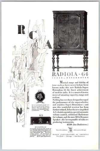 Rca radiola radio - rca,