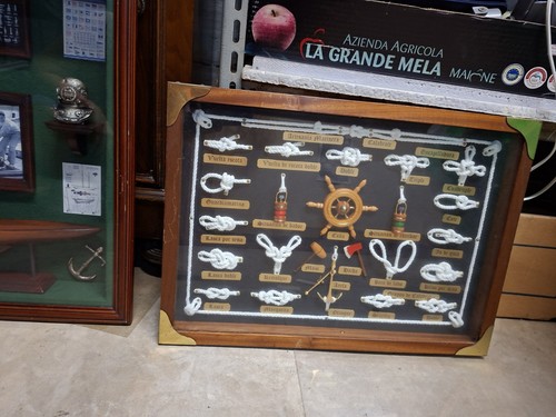 Quadro con nodi - nodi, marini