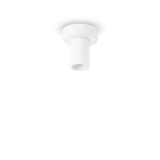 Plafoniere - Lampade Da Soffitto Set Metallo Bianco 1 Luce E27