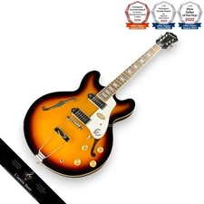 Epiphone Casino Vintage Sunburst modello di chitarra elettrica con design Arc...