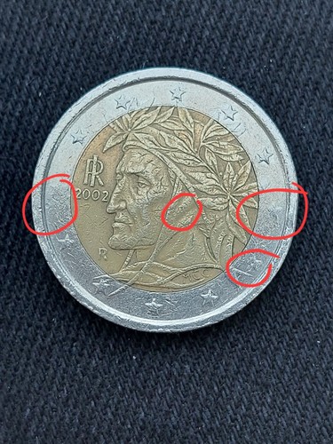 Moneta euro dante alighieri - moneta,