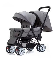 Passeggino gemellare doppio