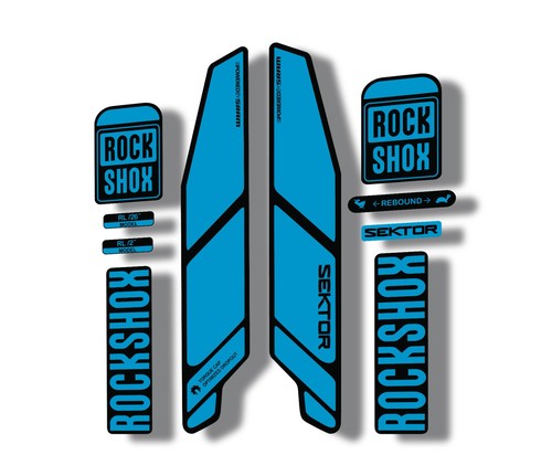 Adesivo rock shox sektor - adesivo, 2015