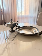 Coppa e vassoietto vintage in