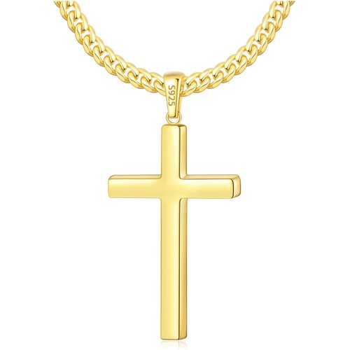 Elegante collana croce oro - croce,
