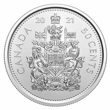 2021 Canada 50 cent Coat of