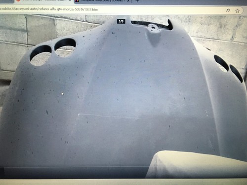 Cofano anteriore alfa - alfa, gtv