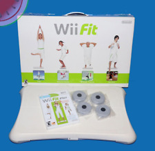 PACCHETTO gioco TESTATO NINTENDO WII FIT PLUS Balance Board in scatola FUNZIONANTE
