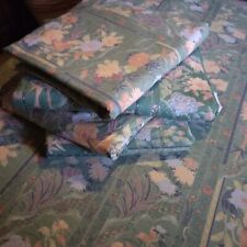 Lotto di 5 copriletti singoli e matrimoniale in cotone fantasia floreale