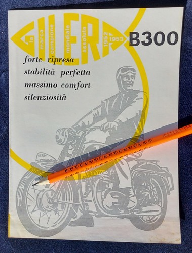 Gilera 300 raro volantino - gilera,