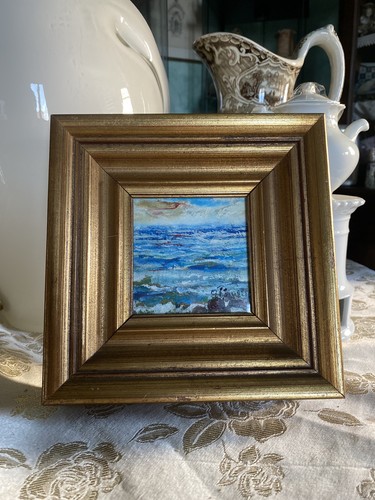 Dipinto olio marina - "marina", di