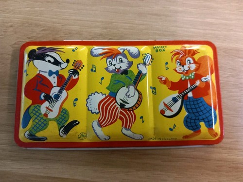 Scatola latta paint box - scatola,