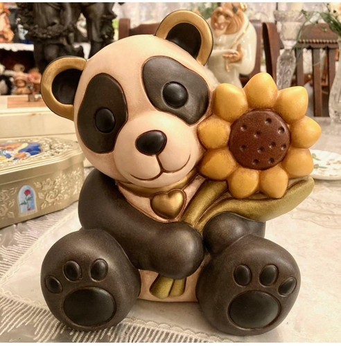 Statuina girasole panda - statuina, thun