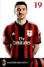 Cartolina Salvatore Bocchetti Milan stagione 2014-2015 (1)