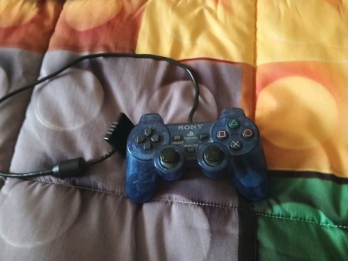 Controller ps2 colore blu - controller,