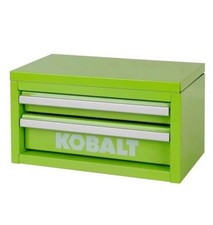 Cassetta degli attrezzi Kobalt Mini verde lime 2 cassetti NUOVA artigianato toelettatura CARINA