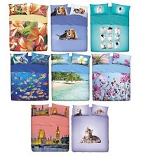 Completo lenzuola copriletto set letto cotone Bassetti extra stampa digitale