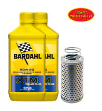 Kit/tagliando Moto Guzzi V35C 350 1982/1986 Bardahl XTM 20W50 filtro olio X MOTO