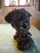 BRONZE BUSTO BRONZO sculpture   "MEDARDO ROSSO"
