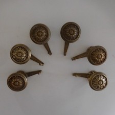 6 Maniglie Ornamenti Bronzo